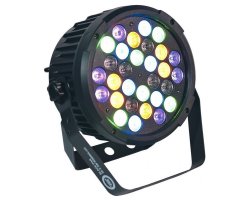 LIGHT4ME Black PAR 30x3W RGBA-UV LED