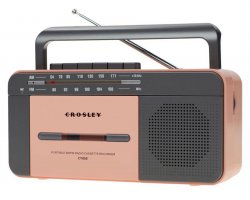 Crosley Cassette Player - Růžovozlatá/Šedá