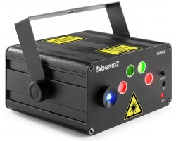 BeamZ Dahib Double RG Gobo Laser System with RGBW LEDs