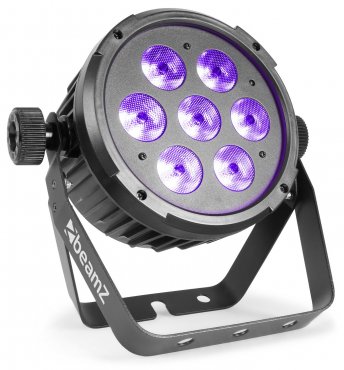 BeamZ BT280 LED FLAT PAR 7X10W 6-IN-1 RGBAW-UV