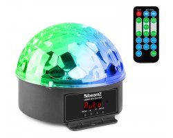 BeamZ JB90R Mini Star Ball DMX LED 9 Colours