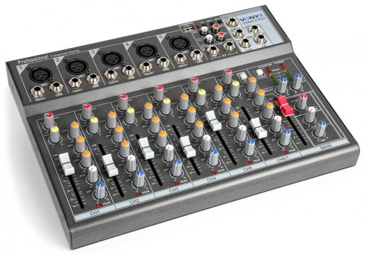 Vonyx VMM-F701 7-Channel Music Mixer