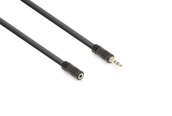 Vonyx CX338-6 kabel 3,5 mm stereo samec - 3,5 mm stereo samice (6m)