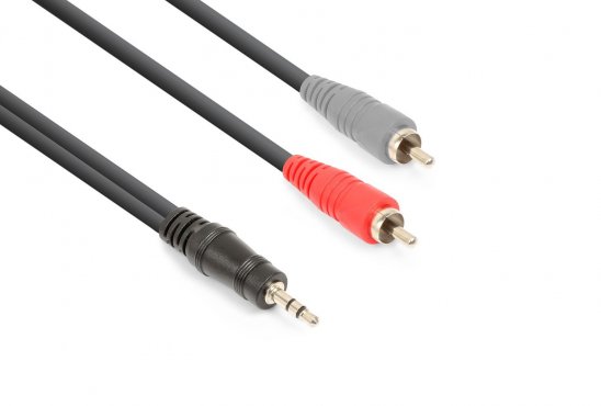 Vonyx CX334-1 kabel 3,5 mm stereo jack - 2x RCA 1,5m