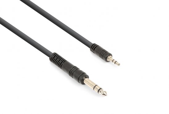 Vonyx CX330-3 kabel 3,5 mm stereo jack - 6,3 mm stereo jack (3m)