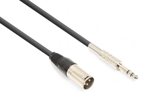Vonyx CX316-3 kabel XLR (M) - 6,3mm jack stereo (M) 3m