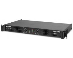Vonyx VDA500 PA Amplifier 1U 2x 250W