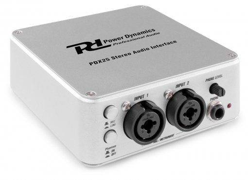 Power Dynamics PDX25 USB Audio Interface 2CH