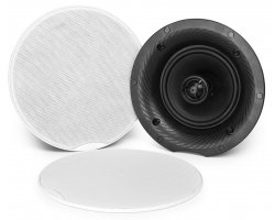 Power Dynamics CSH65 2-Way Ceiling Speaker Set With Amplifier And BT 120W 6.5"