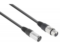 Power Dynamics CX102-6 DMX kabel 5-kolíkový XLR (M) - 5-kolíkový XLR (F) 6m