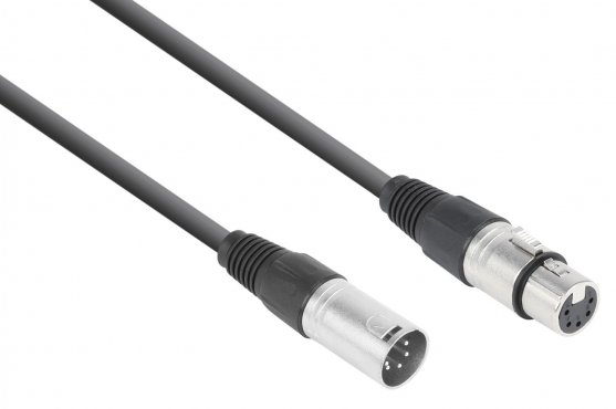 Power Dynamics CX102-3 DMX kabel 5-kolíkový XLR (M) - 5-kolíkový XLR (F) 3m