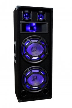 Fenton BS210 Black PA Speaker 2x 10" LED 800W
