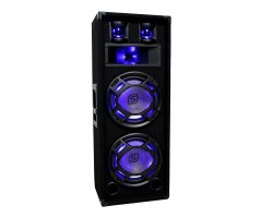 Fenton BS210 Black PA Speaker 2x 10" LED 800W