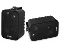 Power Dynamics BV40V Background Speakers Black 4" 100V