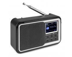 Audizio Anzio Přenosné DAB, FM rádio s bluetooth a baterií, černé