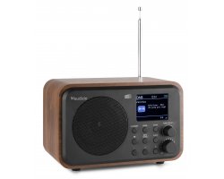 Audizio Milan přenosné DAB+ rádio s baterií, dřevo