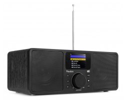 Audizio Rome Wi-Fi internetové stereo DAB+ rádio, černé