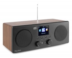 Audizio Bari internetové Wi-Fi stereo DAB+ rádio, dřevo