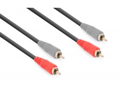 Vonyx CX340-1 kabel 2x RCA (M) - 2x RCA (M) 1,5m