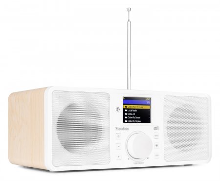 Audizio Rome internetové rádio FM/DAB+ s Wi-Fi a Bluetooth, bílé