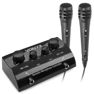 Vonyx AV430B Karaoke Microphone Controller, černý