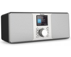 Audizio Monza stereo rádio FM/DAB+ s Bluetooth, stříbrné