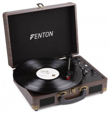 Fenton RP115B Retro gramofon s reproduktory a Bluetooth, dřevo