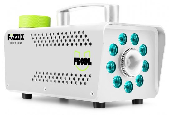 Fuzzix F509LW Party smoke machine 9 LED RGB White Edition