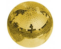 Eurolite zrcadlová koule 30 cm, zlatá