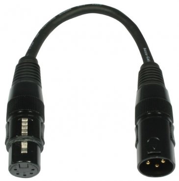 Accu Cable AC-DMXT/3M5F 3pin male/5pin female