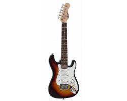 Dimavery J-350 E-Guitar ST, elektrická kytara Junior, sunburst