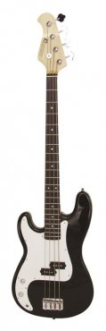 Dimavery PB-320 levoruká elektrická baskytara, černá
