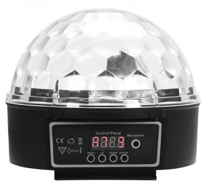 Eurolite LED Half Ball 6x 1W RGBAW DMX, paprskový efekt