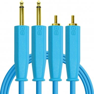 DJ TechTools Chroma Cable RCA-6,3 TRS Blue