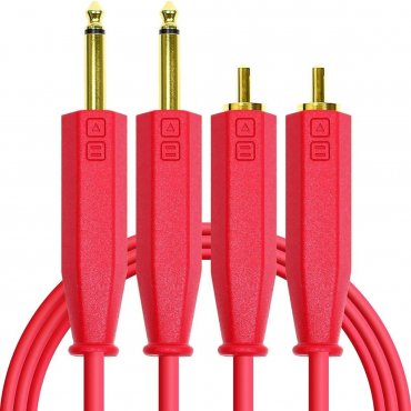 DJ TechTools Chroma Cable RCA-6,3 TRS Red