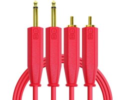DJ TechTools Chroma Cable RCA-6,3 TRS Red