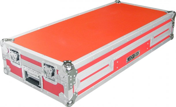 Zomo P-800/12 Flightcase 2x CDJ-800 + 1x DJM-600/700/800 Red