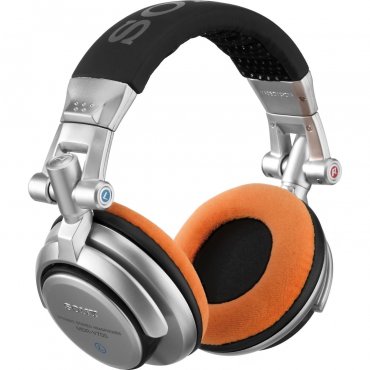 Zomo Earpad Set VELOUR for Sony MDR-V700 DJ and Allen & Heath XD53/ XD2-53 Tangerine