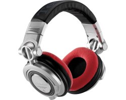 Zomo Earpad Set VELOUR for Technics RP-DH1200 and Pioneer HDJ-1000/-1500/-2000 Red