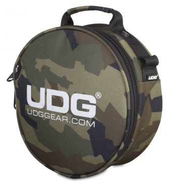 UDG Ultimate Digi Headphone Bag Black Camo, Orange inside