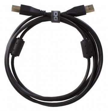 UDG Ultimate Audio Cable USB 2.0 A-B Black Straight 3m