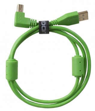 UDG Ultimate Audio Cable USB 2.0 A-B Green Angled 2m