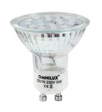 Omnilux 230V GU-10 18 LED, UV aktivní