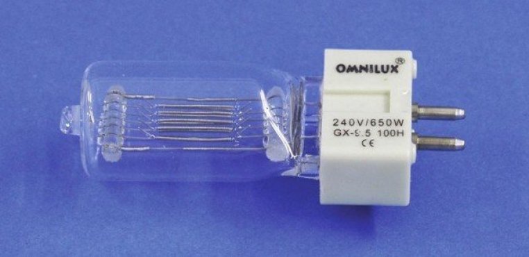 Omnilux 240V/650W GX-9,5 100h