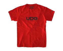 UDG T-Shirt UDGGEAR Logo Red/Black L