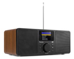 Audizio Rome internetové rádio FM/DAB+ s Wi-Fi a Bluetooth, dřevo