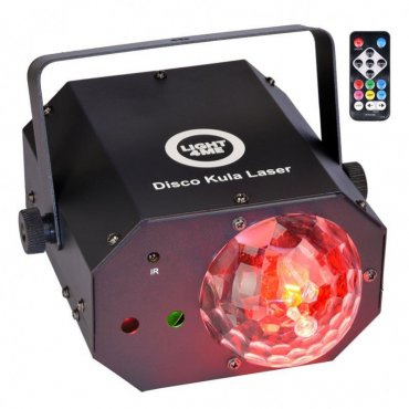 LIGHT4ME Světelný Disco multi efekt koule a Laser