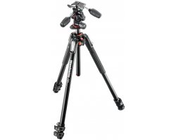 Manfrotto 190 Aluminium 3-Section Kit With 3-Way Head