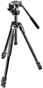 Manfrotto 290 Xtra Alu 3-Section Tripod Kit With 128RC