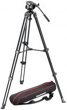 Manfrotto Tripod With Fluid Video Head Lightweight
